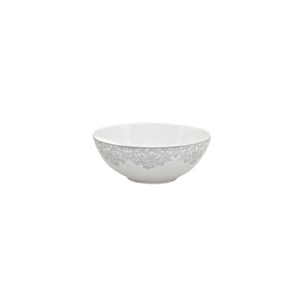 Denby Monsoon Filigree Silver Soup/Cereal Bowl - (359010007) - eCookshop