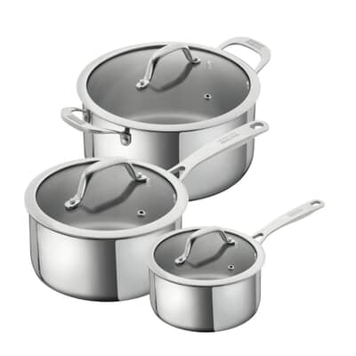 Kuhn Rikon Allround 3 Piece Saucepan And Casserole Set
