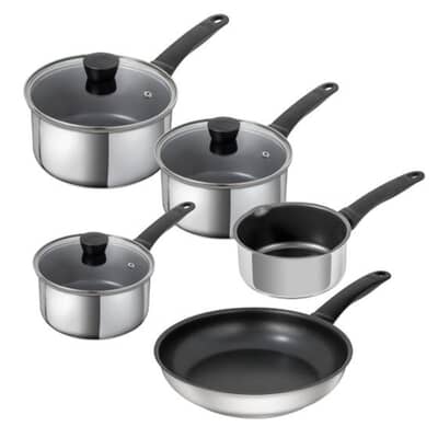 Kuhn Rikon Classic Induction Cookware 5pc Pan Set