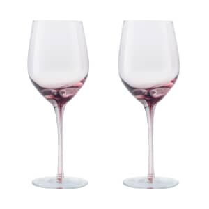 Denby Impression Colours Glassware Red Wine Glasses (Pink) Set Of 2