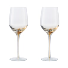 Denby Impression Colours White Wine Glasses (Yellow) Set Of 2