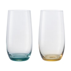 Denby Impression Colours Large Tumblers (Green/Yellow) Set Of 2