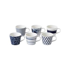 Royal Doulton Pacific Small Mugs Set Of 6