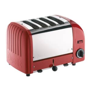 Dualit Classic Vario 4 Slot Toaster Red 40353