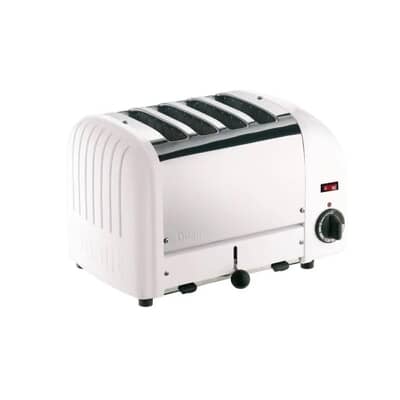 Dualit Classic Vario 4 Slot Toaster White 40355