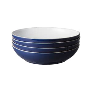 Denby Elements Dark Blue 4 Piece Pasta Bowl Set