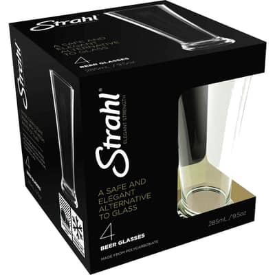 Strahl Polycarbonate Small Pilsners Set Of 4