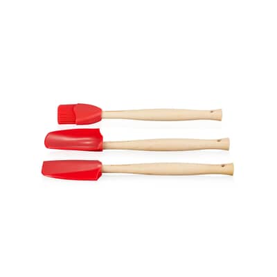 Le Creuset Set of 3 Craft Spatulas Cerise