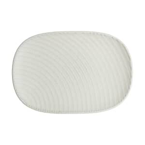 Denby Impression Cream Spiral Medium Oblong Platter