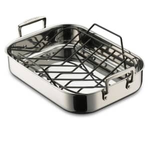 Le Creuset 3 Ply Stainless Steel 35cm Roaster with Rack