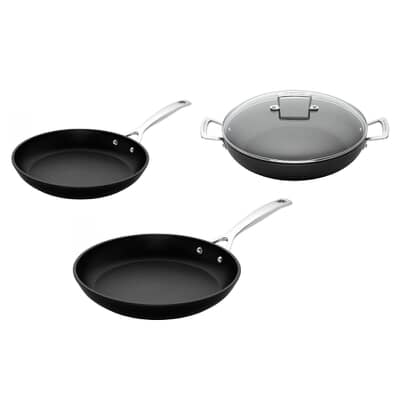 Le Creuset Toughened Non-Stick 3 Piece Cookware Set Special