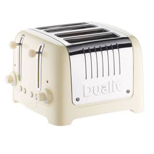 Dualit Lite 4 Slot Toaster Cream Gloss 46202