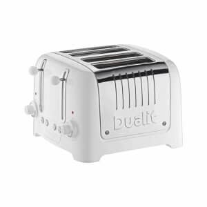 Dualit Lite 4 Slot Toaster White 46203