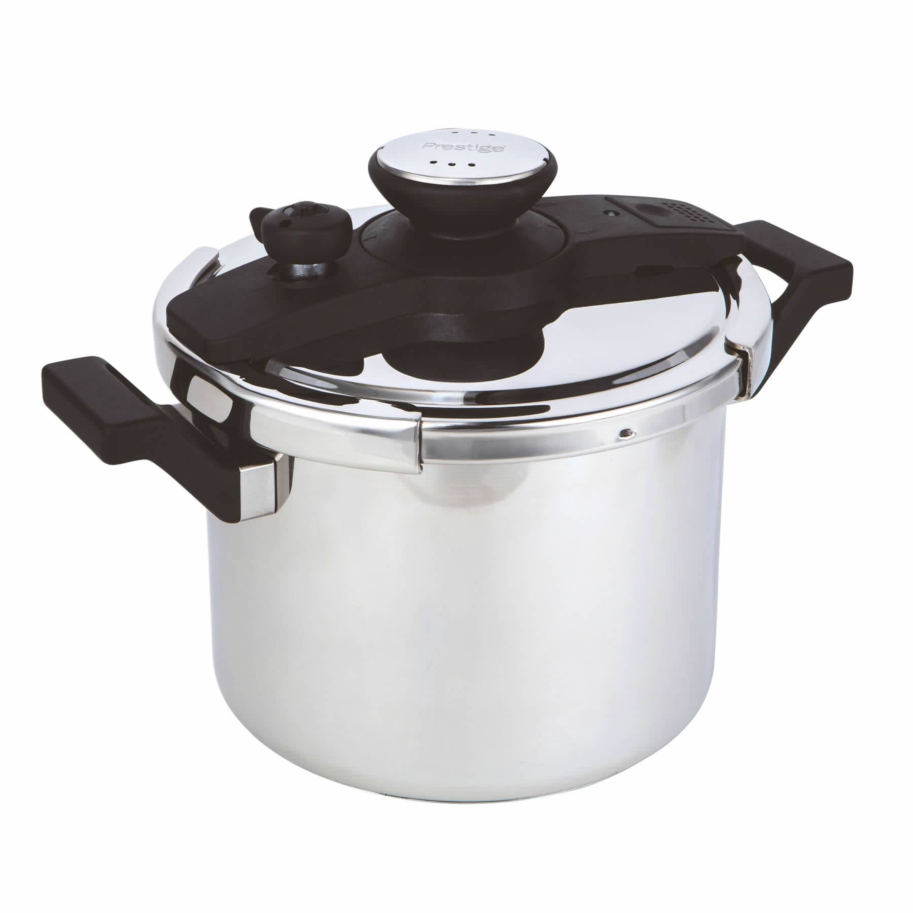 Prestige 6 Litre Twist ‘n’ Lock Stainless Steel Pressure Cooker
