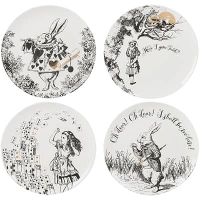 VA Alice In Wonderland Set of 4 Side Plates