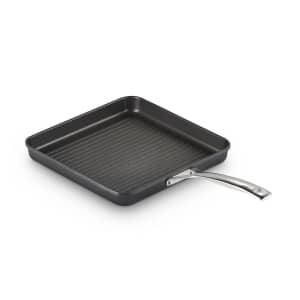 Le Creuset TNS 28cm Ribbed Square Grill With Long Handle