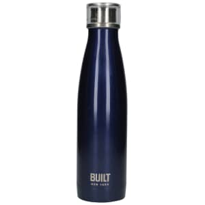 Built 500ml Double Walled Stainless Steel Water Bottle Midnight Blue