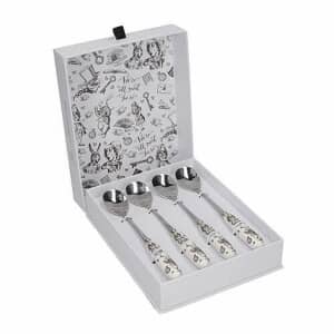 V and A Victoria And Albert Alice In Wonderland Set of 4 Tea Spoons