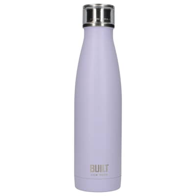 Built 500ml Double Walled Stainless Steel Water Bottle Lavender
