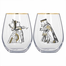 V and A Victoria And Albert Alice In Wonderland Set of 2 Tumblers