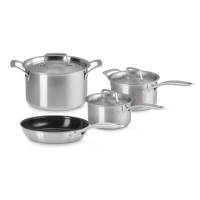 Le Creuset Essential 3-Ply Stainless Steel - 4 Piece Mixed Set