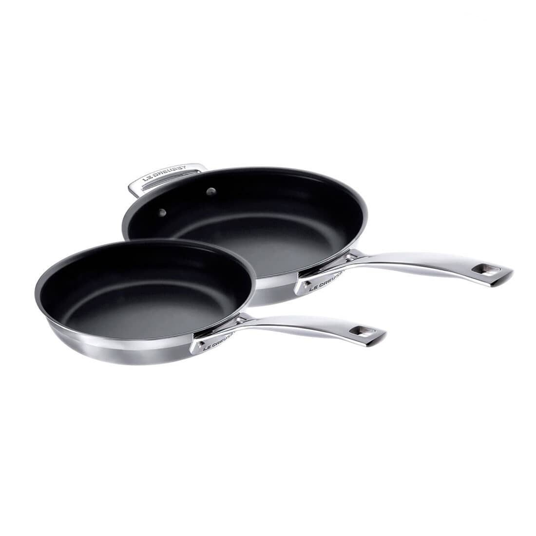 Le Creuset 3 Ply Stainless Steel 2 Piece Fry Pan Set (538010000000