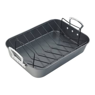 Prestige Non Stick Roaster and V-Rack