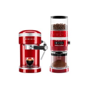 KitchenAid Artisan Semi-Auto Espresso Machine and Burr Grinder Set Candy Ap