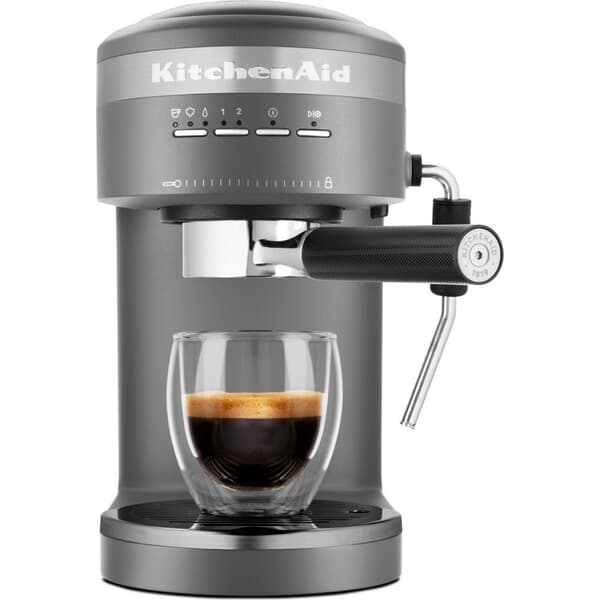 KitchenAid Artisan Semi-Auto Espresso Machine Charcoal Grey 5KES6403BDG