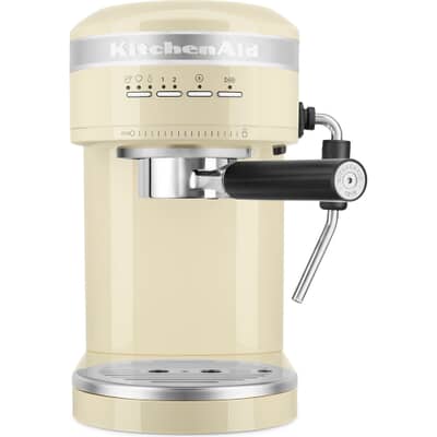 KitchenAid Artisan Semi-Auto Manual Coffee Machine Almond Cream 5KES6503BAC