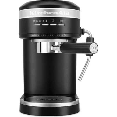 KitchenAid Artisan Semi-Auto Manual Coffee Machine Cast Iron Black