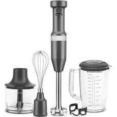 KitchenAid Corded Hand Blender With Accessories Charcoal Grey