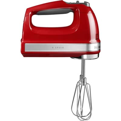 KitchenAid 9 Speed Hand Mixer Empire Red