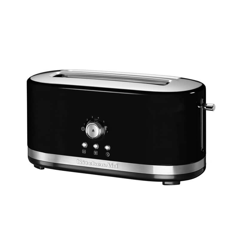 KitchenAid Manual Control 4 Slice Long Slot Toaster Onyx Black ...