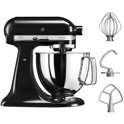 KitchenAid Artisan Mixer 4.8L Onyx Black (5KSM125BOB)