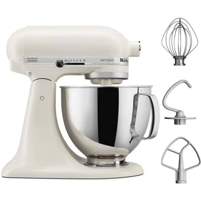 KitchenAid Artisan Mixer 4.8L Porcelain White 5KSM125BPL