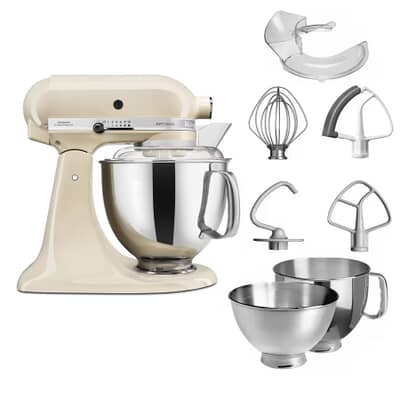 KitchenAid Artisan Mixer 4.8L Almond Cream (5KSM175PSBAC)