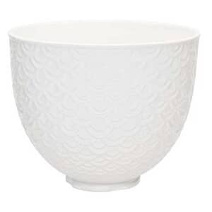 KitchenAid Ceramic Mixing Bowl 4.7L White Mermaid
