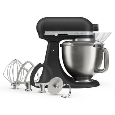KitchenAid Artisan Plus Mixer 4.7L Cast Iron Black (5KSM50PKVBBK)
