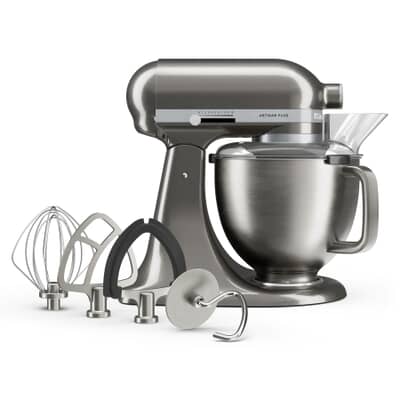 KitchenAid Artisan Plus Mixer 4.7L Medallion Silver (5KSM50PKVBMS)