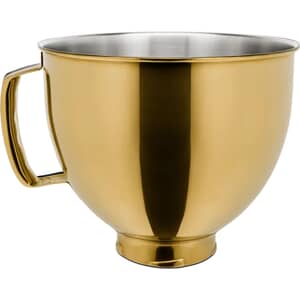 When Purchased With A Mixer Radiant 4.8L Stainless Steel Mixing Bowl Gold