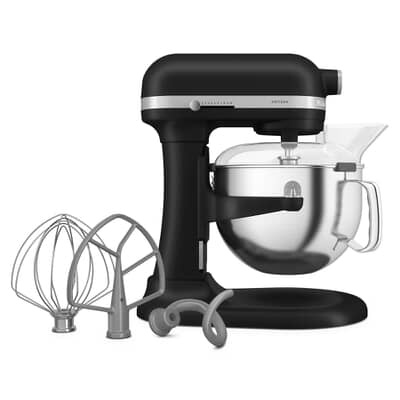 KitchenAid 5.6L Bowl Lift Artisan Mixer Matte Black (5KSM60SPXBBM)