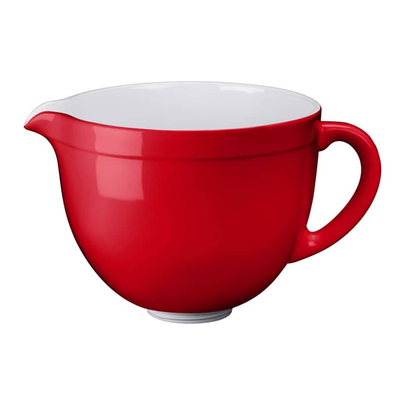 KitchenAid 4.8L Ceramic Bowl Empire Red (5KSMCB5ER)