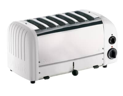 Dualit Classic Vario AWS 6 Slot Toaster White