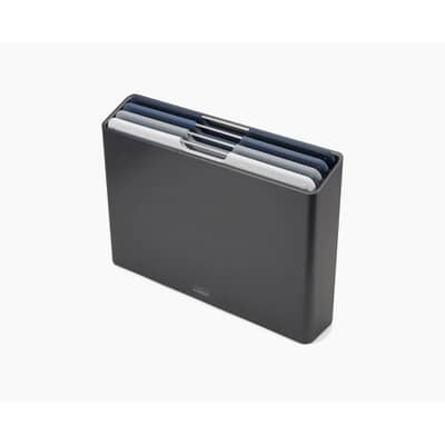 Joseph Joseph Folio 4 Piece Regular Chopping Board Set - Graphite
