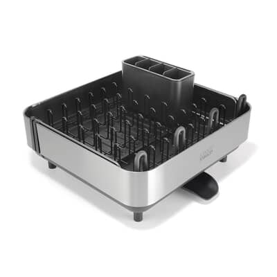 Joseph Joseph Extend Steel Plus Expandable Drainer  Wine Glass Rack Black