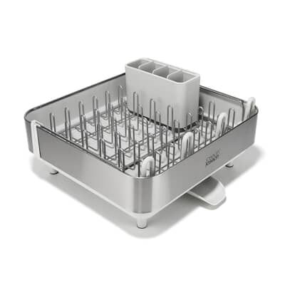 Joseph Joseph Extend Steel Plus Expandable Drainer  Wine Glass Rack Stone