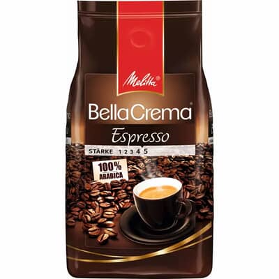 Melitta Bella Crema Cafe Espresso Coffee Beans 1 kg
