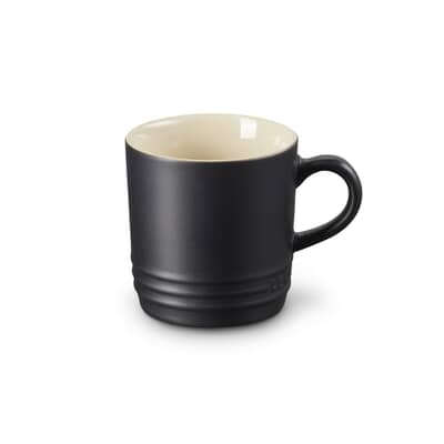 Le Creuset Cappucino Mug Satin Black 200ml