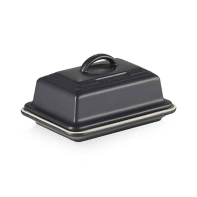 Le Creuset Butter Dish Satin Black